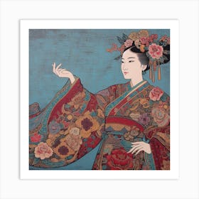 Geisha 1 Art Print