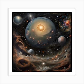 The Primary Matter That Is To Constitute The Cosmos (2nd Art) Art Print