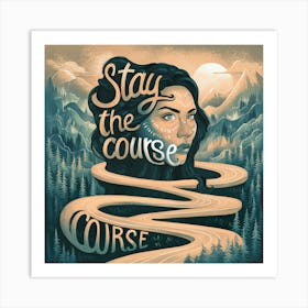 Stay The Course 34 Art Print