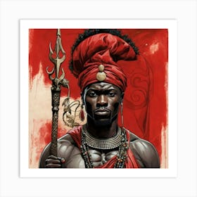 Savage King Art Print