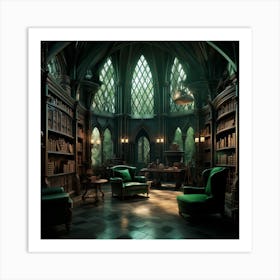 Library 3 Art Print