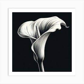 Calla flower 3 Art Print