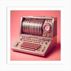 Retro Computer 3 Art Print