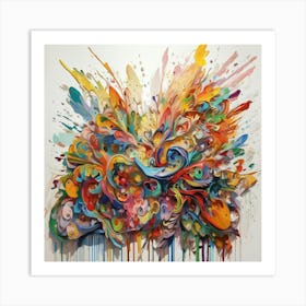 Abstract Painting 44 Art Print