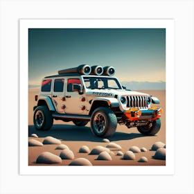 Jeep Wrangler 3 Art Print