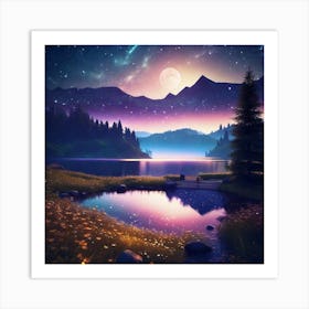 Night Sky 4 Art Print