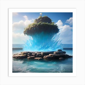 Island In The Sky Art Print