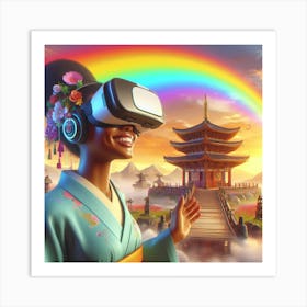 Vr Headset 2 Art Print