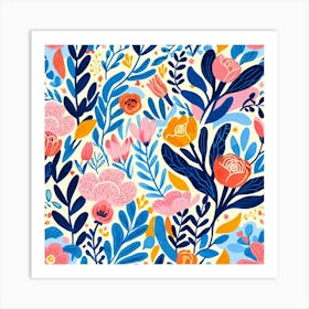 Floral Pattern 19 Art Print