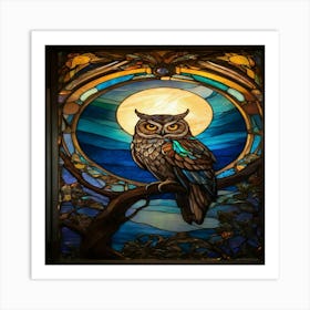 Owl00 Art Print