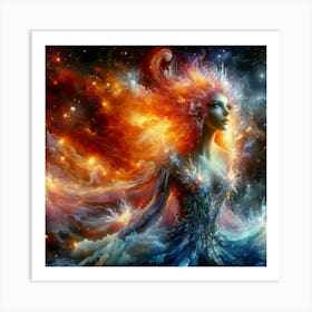 Fire Goddess Art Print