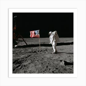 Astronaut Edwin E 2 Art Print