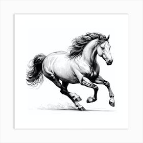 Horse Galloping 4 Art Print