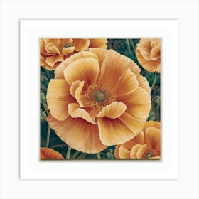 Golden Splendor: California Poppies in Bloom 5 Art Print