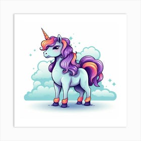 Unicorn 69 Art Print