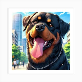 Rottweiler Art Print