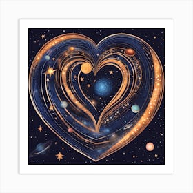 Heart Of Space 2 Art Print