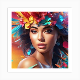 Hawaiian Beauty 4 Art Print