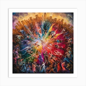 City Of Angels Art Print