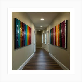 Hallway Stock Videos & Royalty-Free Footage 11 Art Print