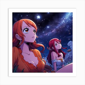 Nami Erza Art Print