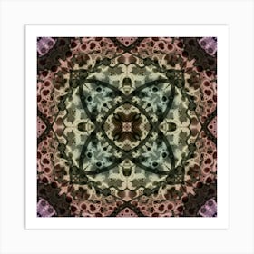 Pattern Of Purple Bubbles 2 Art Print