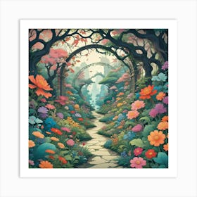 Fairy Garden 11 Art Print