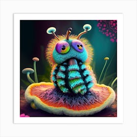 Psychedelic Creature 5 Art Print