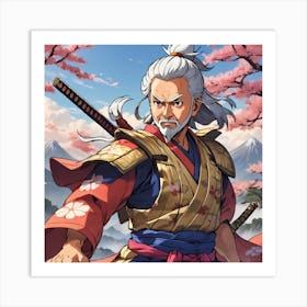 Modiji as a Samurai 2 Art Print