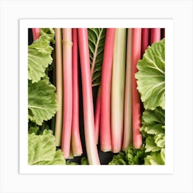 Rhubarb 82 Art Print