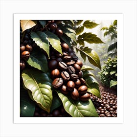 Coffee Beans On The Tree 14 Art Print