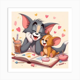 Tom And Jerry Art Print