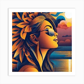 Hawaiian Girl 5 Art Print