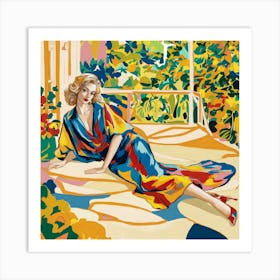 Woman In A Dress Matisse Art Print