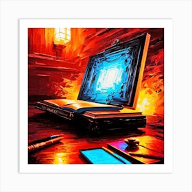 Computer Painting Art Print