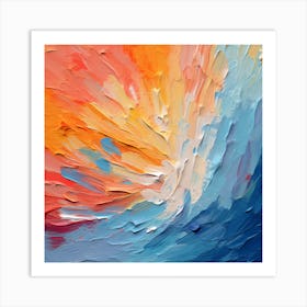 Claude's Colorful Canvases Art Print
