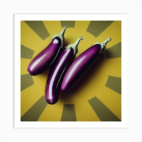 Eggplants 1 Art Print