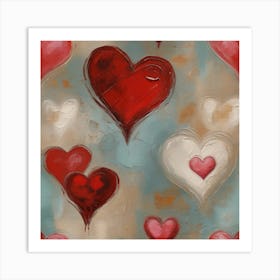 Love, heart, Valentine's Day 4 Art Print