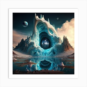 Ice Cave Art Print