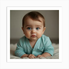 Portrait Of A Baby 1 Art Print