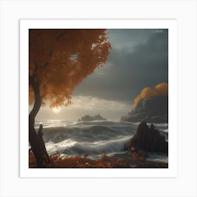 Autumn In The Mountains 6 Art Print