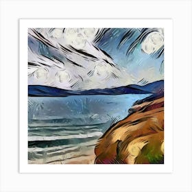 Scottish Highlands Seaside Series 4 Art Print