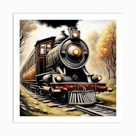 Train Art Print