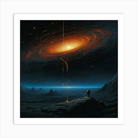 Galaxy In The Sky Art Print