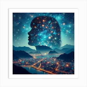 Starry Night 1 Art Print