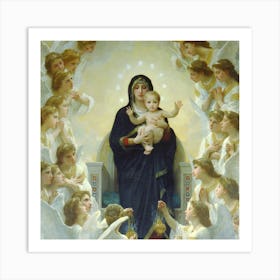 Virgin And Child 1 Art Print