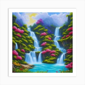 Waterfall 6 Art Print