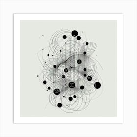 Abstract Circles 5 Art Print