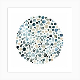 Circle Of Dots Art Print