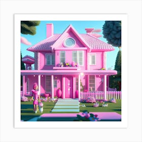 Barbie Dream House (493) Art Print